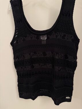 DKNY Lace Knit Tank